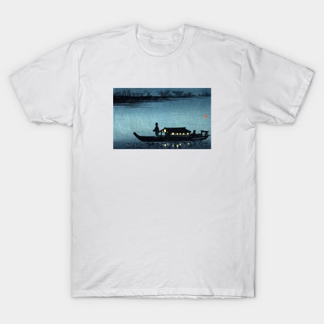 19th C. Japanese Riverboat T-Shirt by historicimage